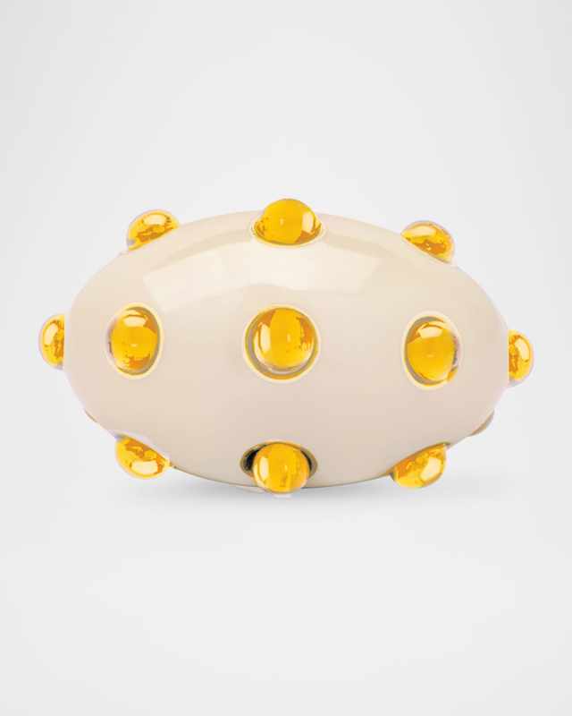 Cabochon Enamel Ring